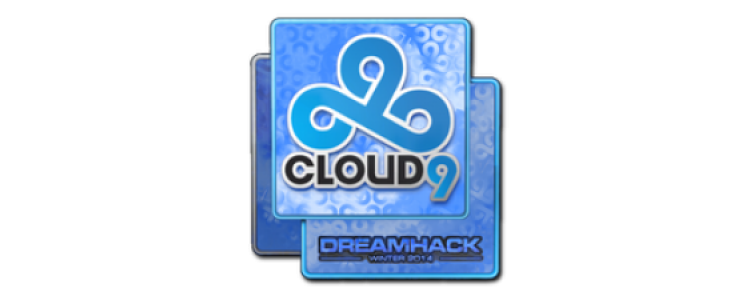 Наклейка - Cloud9 (голографическая) - DreamHack 2014