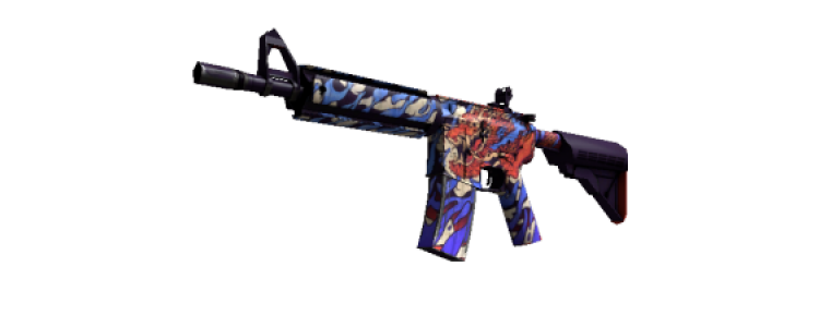 StatTrak™ M4A4 - 龍王 (Король драконов) (MW)