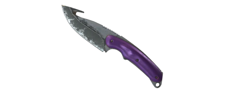 Нож с лезвием-крюком | Ультрафиолет (BS)