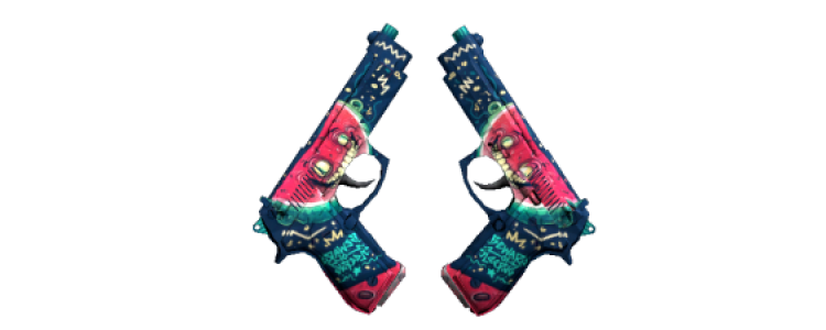 StatTrak™ Dual Berettas - Melondrama (MW)