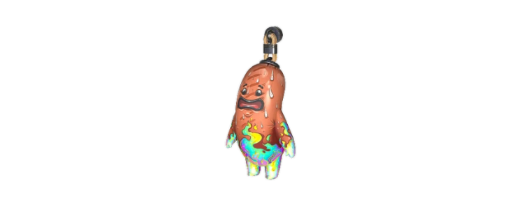 Брелок | Колбаска на огне