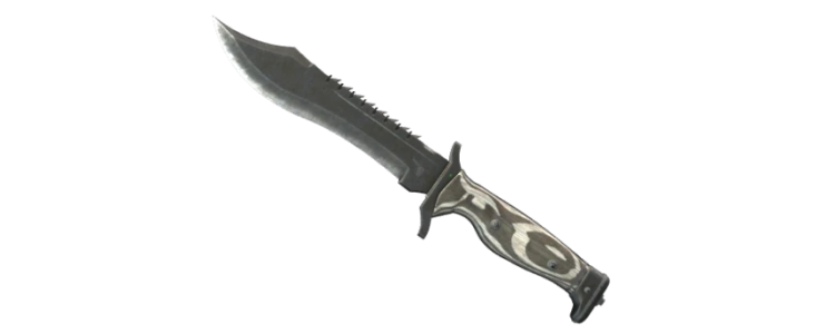 Нож Боуи | Черный глянец (WW)