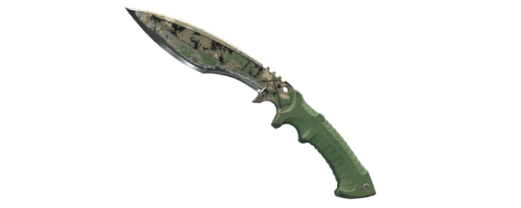 StatTrak Кукри | Пиксельный камуфляж «Лес» (BS)