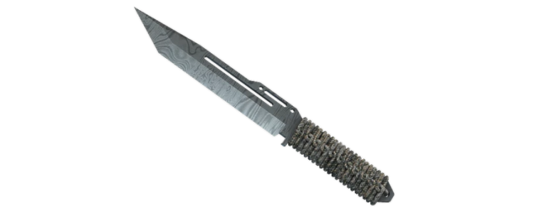 Паракорд-нож | Дамасская сталь (WW)