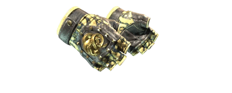 Перчатки «Сломанный клык» | Жёлтые полосы (WW)