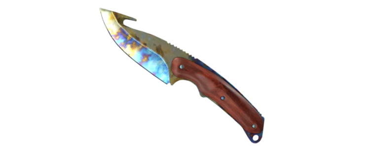 Нож с лезвием-крюком | Поверхностная закалка (FT)
