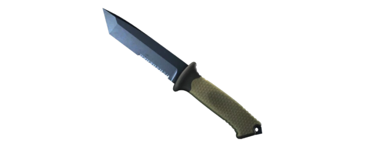 Медвежий нож | Вороненая сталь (WW)