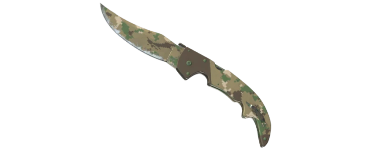 Фальшион | Пиксельный камуфляж «Лес» (FT)