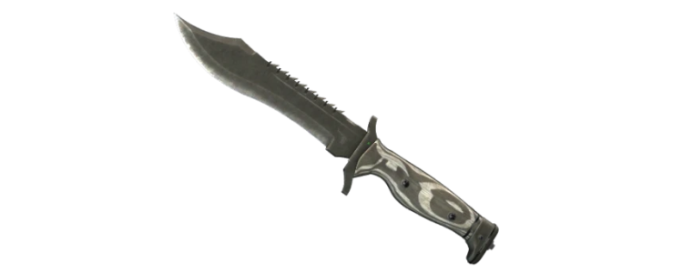 Нож Боуи | Черный глянец (BS)