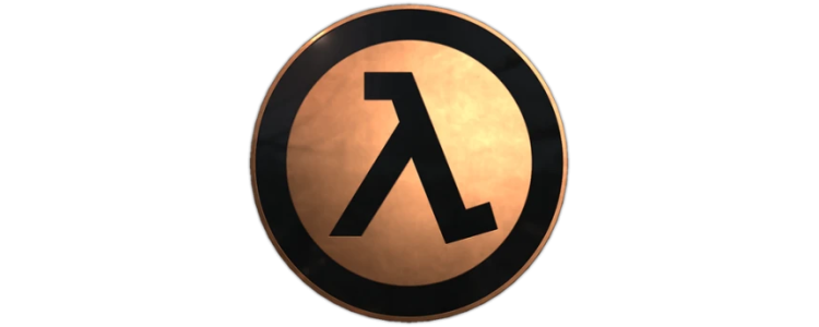 Значок Медная лямбда Значок Медная лямбда