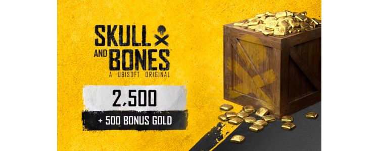 3000 золотых монет Skull and Bones