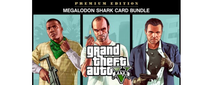 GRAND THEFT AUTO V: PREMIUM EDITION & Megalodon Shark Card Bundle