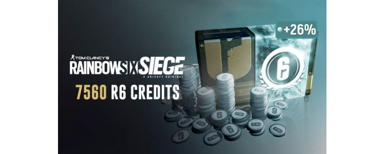 Tom Clancy’s Rainbow Six Осада – 7560 кредитов R6