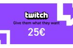 Twitch Gift Card 25€