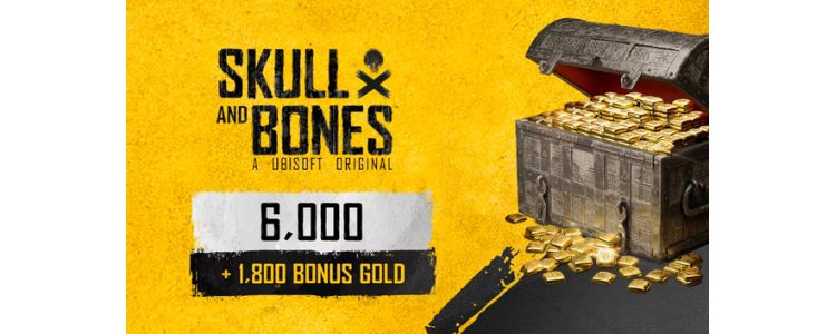 7800 золотых монет Skull and Bones Xbox Series X|S