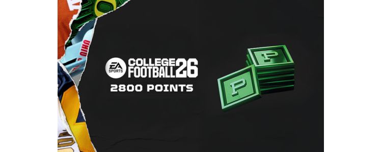 EA Sports College Football 26 2800 College Football Points Xbox Series X|S