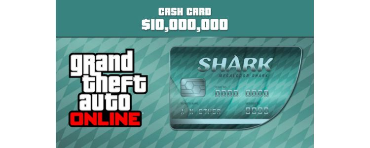 Grand Theft Auto Online Megalodon Shark Cash Card Xbox Series X|S