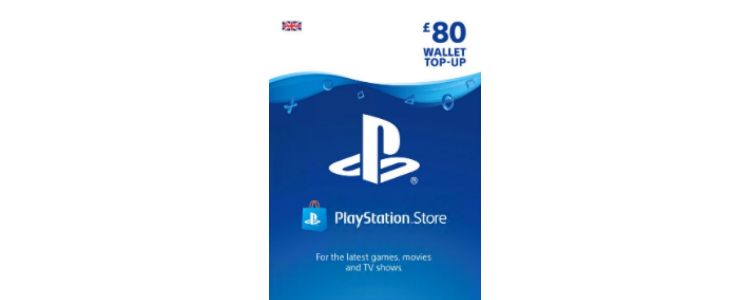 Playstation Network Card 80 £ GBP 